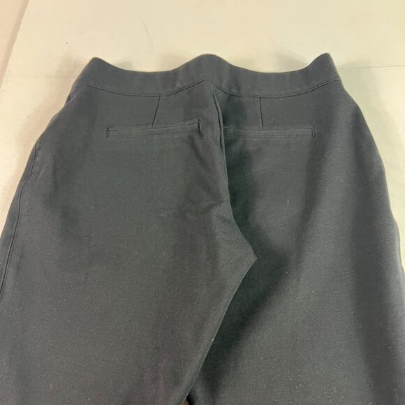 Spanx Ponte Perfect Slim Straight Pants Women 32x25* Black High Rise Crop Tag XL - Picture 9 of 16